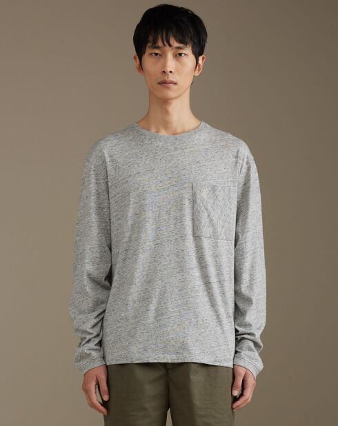T-Shirt oversize 100% Coton Bio Vollie gris
